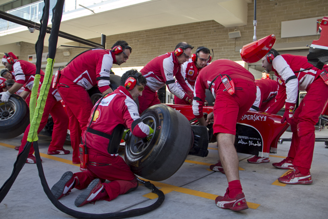 Ferrari Team Practice (photo by Weston Carls)