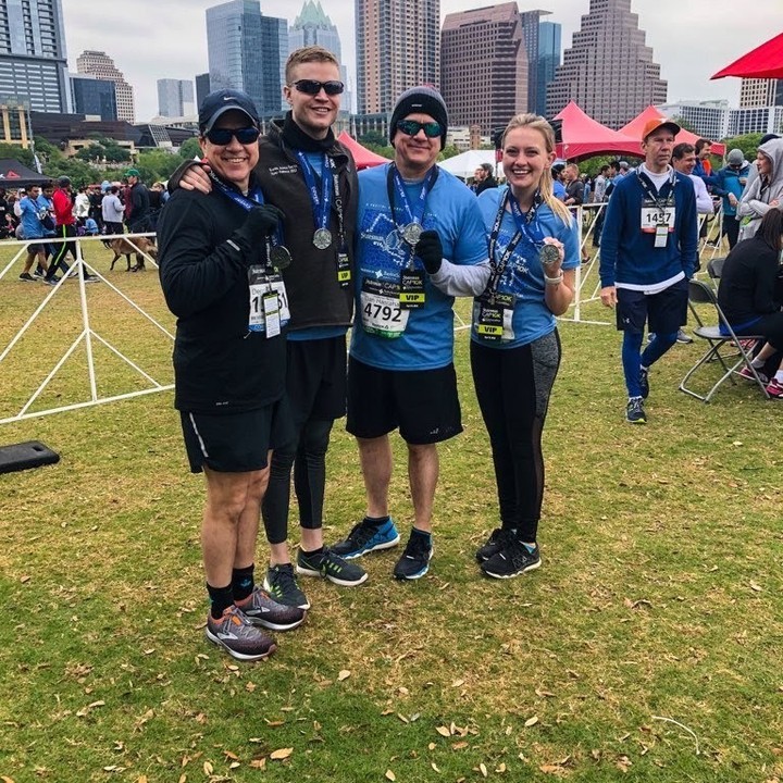 Today’s Cap10K runner story comes from Daniel Hanrahan. Check out how the Cap10K has become his family’s tradition:

“I started running the Cap10K years ago. When I joined the Statesman it became a regular solo event for me. Eventually, my twin brother from Dallas joined. Then the year after that, my daughter, and the year after that, my nephew. The Cap10K has become more than just a fun race for me and also a goal each year to stay healthy. It’s become an annual family event. The photo is one of the years we ran the Cap10K together. From left to right, my brother (Denny), nephew (John), me, and my daughter (Bethany).”

Keep your eyes on @statesmancap10k’s page for more Cap10K runner stories!

#Cap10K