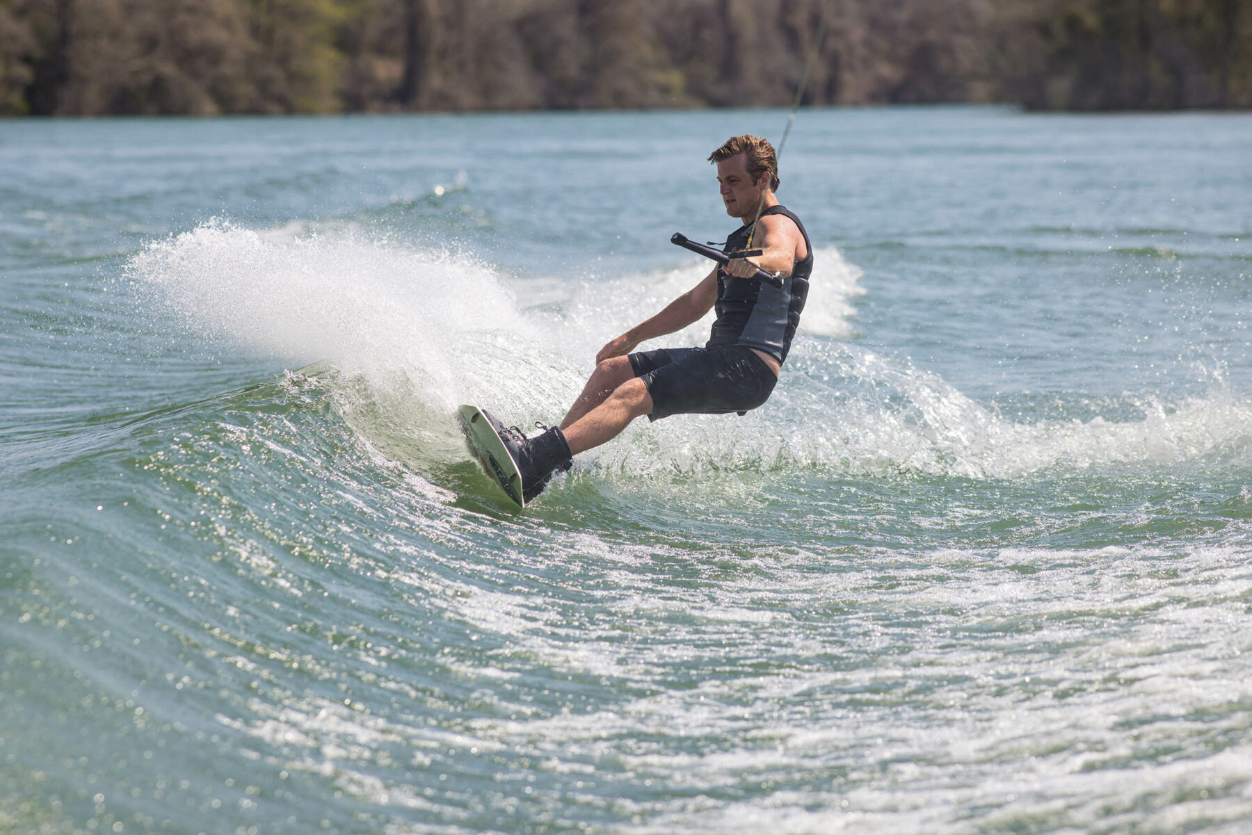 JB wakeboarding.