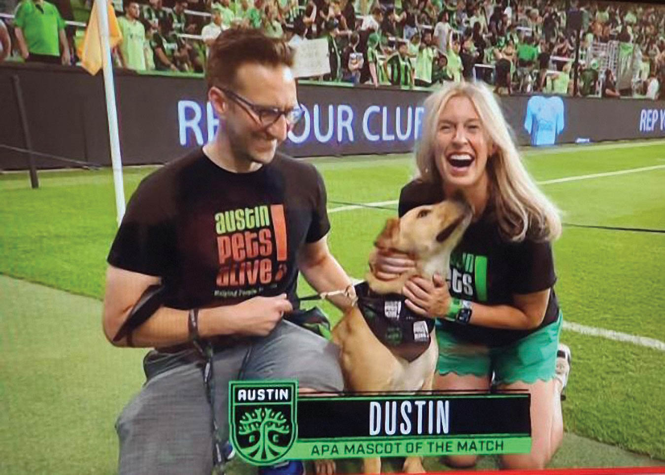 Dustin at FC game.
