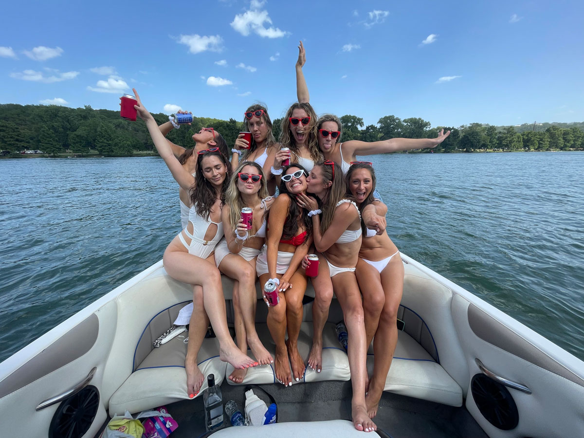 Big Tex Boat Rentals Bachelorette Party